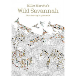 Millie Marotta's Wild Savannah Postcard Book: 30 beautiful cards for colouring in
