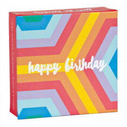 Over the Rainbow Mini FlipTop Notecard Box