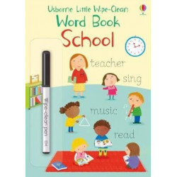 Little Wipe-Clean Word Book School