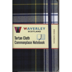 Waverley (M): Dress Gordon Tartan Cloth Commonplace Notebook