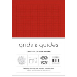 Grids & Guides (Red) Notebook: A Notebook for Visual Thinkers