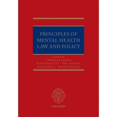 Principles of Mental Health Law and Policy