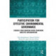 Participation for Effective Environmental Governance: Evidence from European Water Framework Directive Implementation
