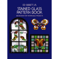 Stained Glass Pattern Book: 88 Designs for Workable Projects