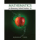 Mathematics for Elementary School Teachers