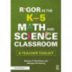 Rigor in the K–5 Math and Science Classroom: A Teacher Toolkit