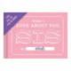 Knock Knock What I Love about You, Sis Book Fill in the Love Fill-in-the-Blank Book & Gift Journal