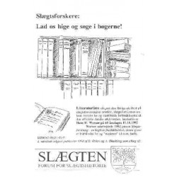 Slægtsforskere: Lad os hige og søge i bøgerne