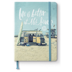 VW BULLI LARGE GREENJOURNAL