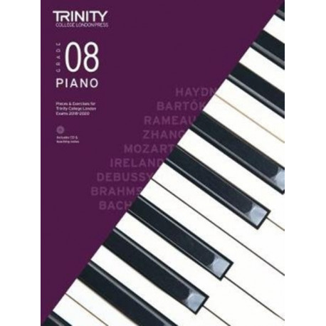 Trinity College London Piano Exam Pieces & Exercises 2018-2020. Grade 8 (with CD)