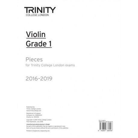 Violin Exam Pieces Grade 1 2016-2019