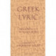 Greek Lyric: An Anthology in Translation
