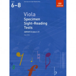 Viola Specimen Sight-Reading Tests, ABRSM Grades 6-8: from 2012