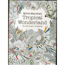 Millie Marotta's Tropical Wonderland Postcard Box: 50 beautiful cards for colouring in
