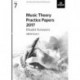 Music Theory Practice Papers 2017 Model Answers, ABRSM Grade 7: Grade 7