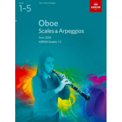 Oboe Scales & Arpeggios, ABRSM Grades 1-5: from 2018
