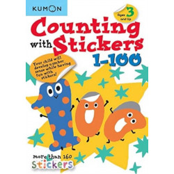 Kumon Counting With Stickers 1-100