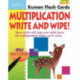 Kumon Multiplication Write and Wipe Flash Cards: Kumon Flash Cards