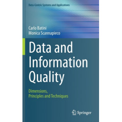 Data and Information Quality: Dimensions, Principles and Techniques