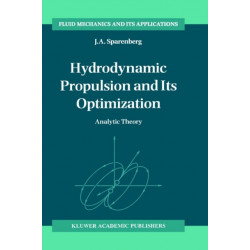 Hydrodynamic Propulsion and Its Optimization: Analytic Theory