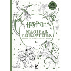 Harry Potter Magical Creatures Postcard Colouring Book: 20 postcards to colour