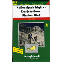 National Park Triglav - Kranjska Gora - Planica - Bled Hiking + Leisure Map 1:35 000