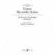 Tenor Recorder Solos