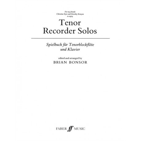 Tenor Recorder Solos