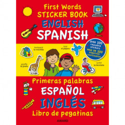 First Words Sticker Books: English/Spanish