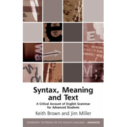 A Critical Account of English Syntax: Grammar, Meaning, Text