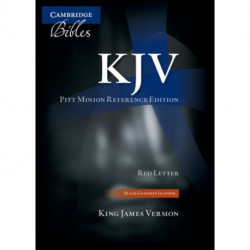 KJV Pitt Minion Reference Bible, Black Goatskin Leather, Red-letter Text, KJ446:XR