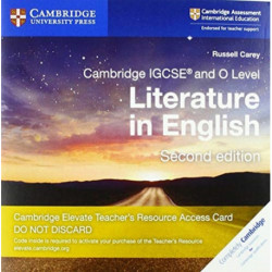 Cambridge IGCSE® and O Level Literature in English Digital Teacher’s Resource Access Card