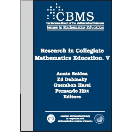 Research in Collegiate Mathematics Education V
