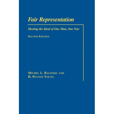 Fair Representation: Meeting the Ideal of One Man, One Vote