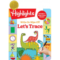 Let's Trace: Dry Erase Letter Tracing Workbook for Kids, Wipe Clean Activity Book with Marker