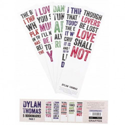 Dylan Thomas Bookmarks Pack 2