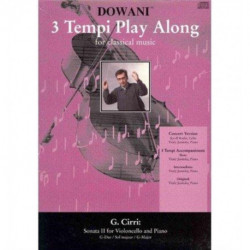 SONATA I FOR VIOLONCELLO & PIANO IN C MA