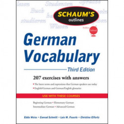 Schaum's Outline of German Vocabulary, 3ed