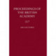Proceedings British Academy: 2001 Lectures