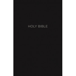 NKJV Holy Bible, Giant Print Center-Column Reference Bible, Black Leather-look, Thumb Indexed, 72,000+ Cross References, Red Letter, Comfort Print: New King James Version: New King James Version