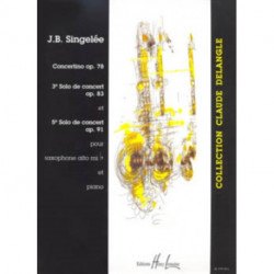 SOLOS DE CONCERT OP78 ALTO SAXOPHONE & P
