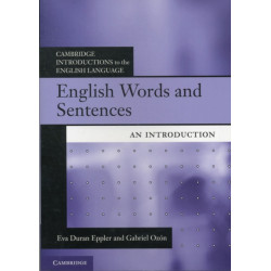 English Words and Sentences: An Introduction