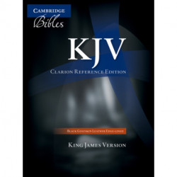 KJV Clarion Reference Bible, Black Edge-lined Goatskin Leather, KJ486:XE Black Goatskin Leather