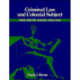 Criminal Law and Colonial Subject