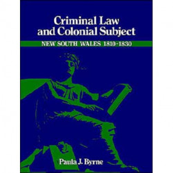 Criminal Law and Colonial Subject