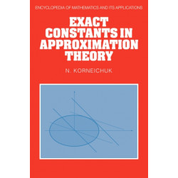 Exact Constants in Approximation Theory