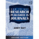 How to Get Research Published in Journals