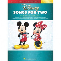 Disney Songs: Easy Instrumental Duets - Two Clarinets