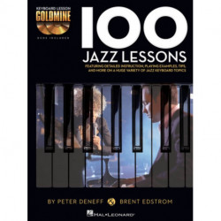 100 Jazz Lessons: Keyboard Lesson Goldmine Series