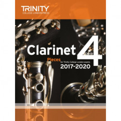 Trinity College London: Clarinet Exam Pieces Grade 4 2017 - 2020 (score & part)